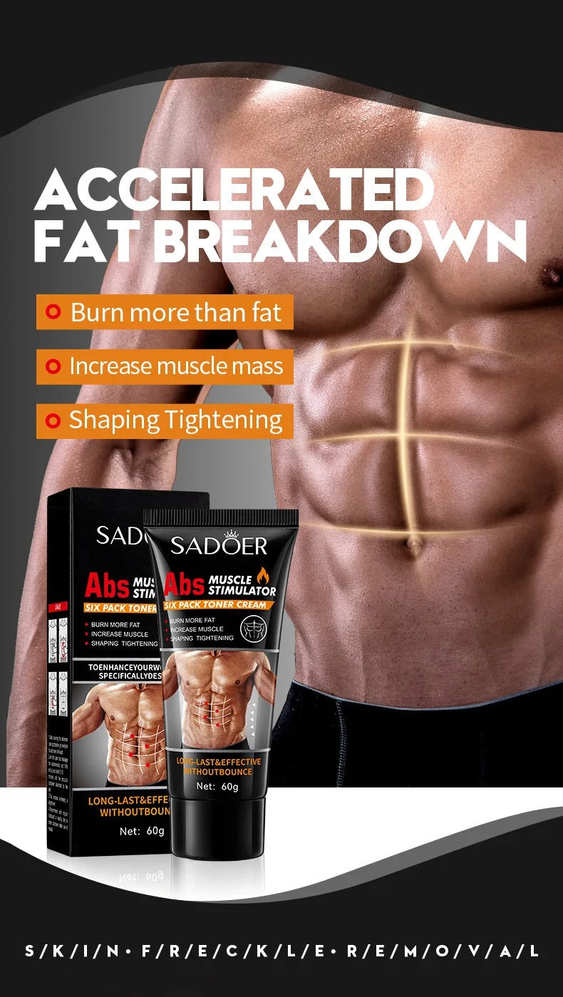 Six Pack Toner Body Building Cream
